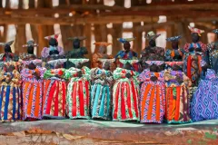 Herero dolls souvenir for sale on a stall in Windhoek Namibia south west Africa.